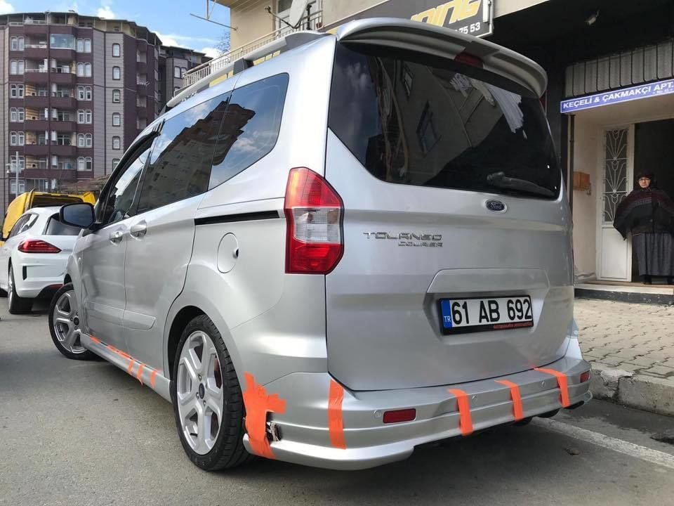 Ford Tourneo Uyumlu Courier Arka Tampon Eki