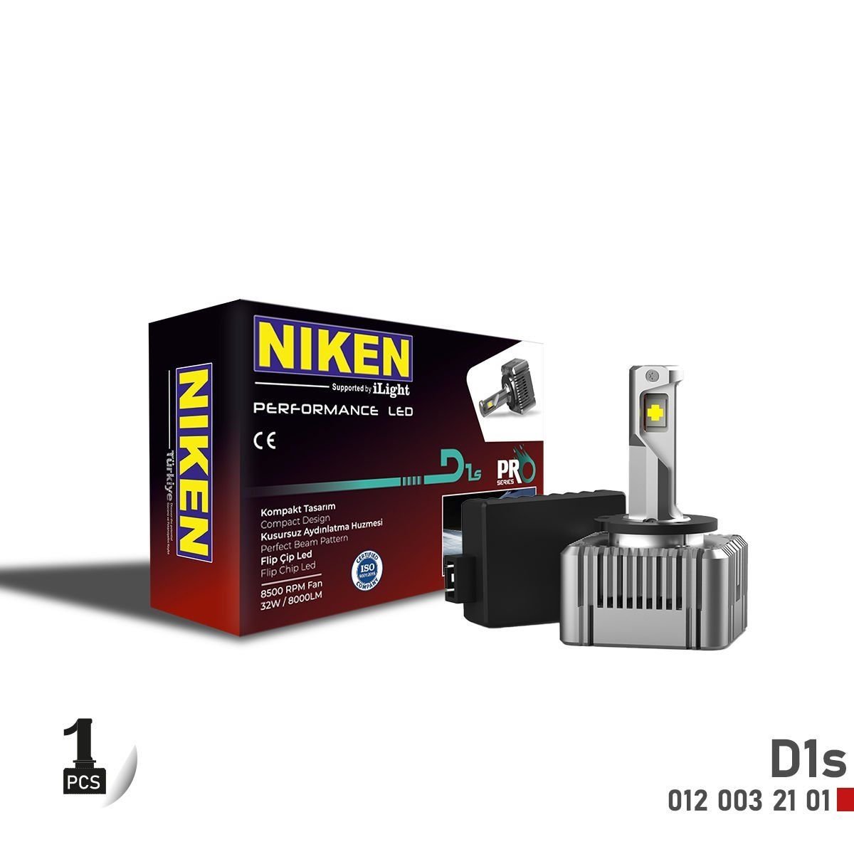 LED Xenon Uyumlu Pro Serisi D1S (1 Adet) Parça