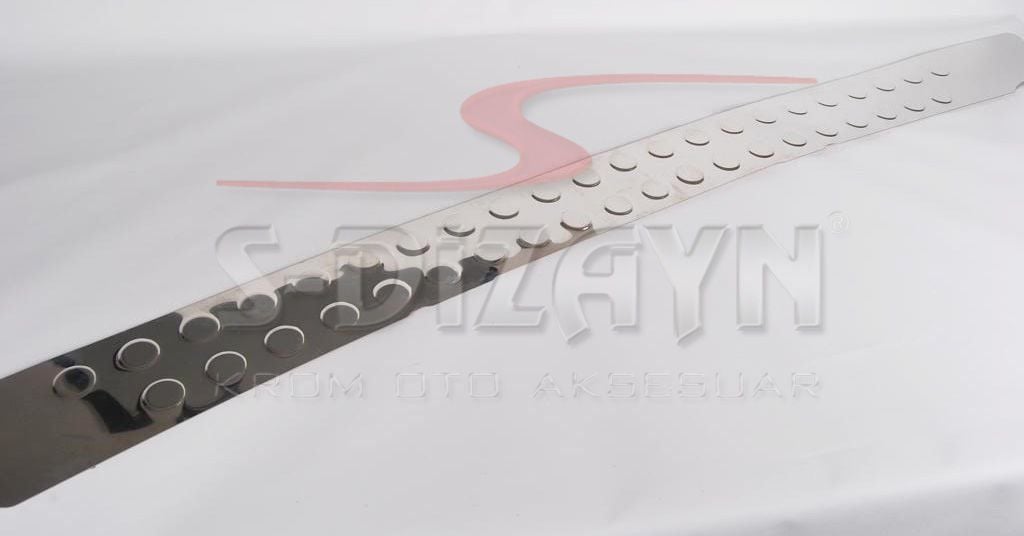 Fiat Fiorino Uyumlu Krom Arka Tampon Eşiği 2008 Üzeri