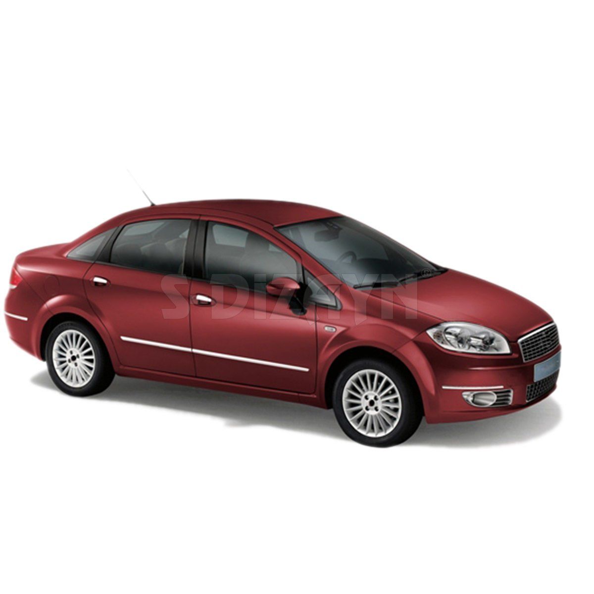 Fiat Linea Uyumlu Krom Kapı Kolu 4 Kapı 4 Parça 2007 Üzeri