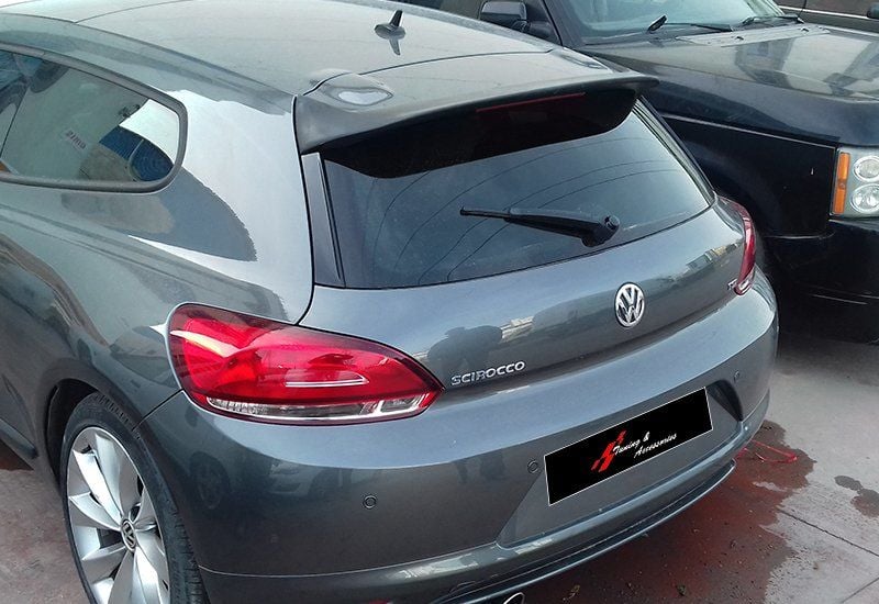 Volkswagen Scirocco Uyumlu 2008 Sonrası Tavan Spoiler, Sport, Astarlı, Frp