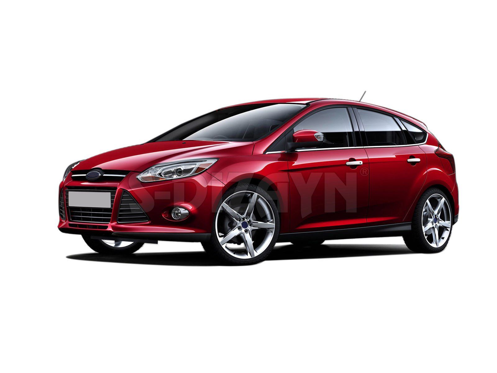 Ford Focus Uyumlu 3 Krom Kapı Kolu 4 Kapı 2011-2018