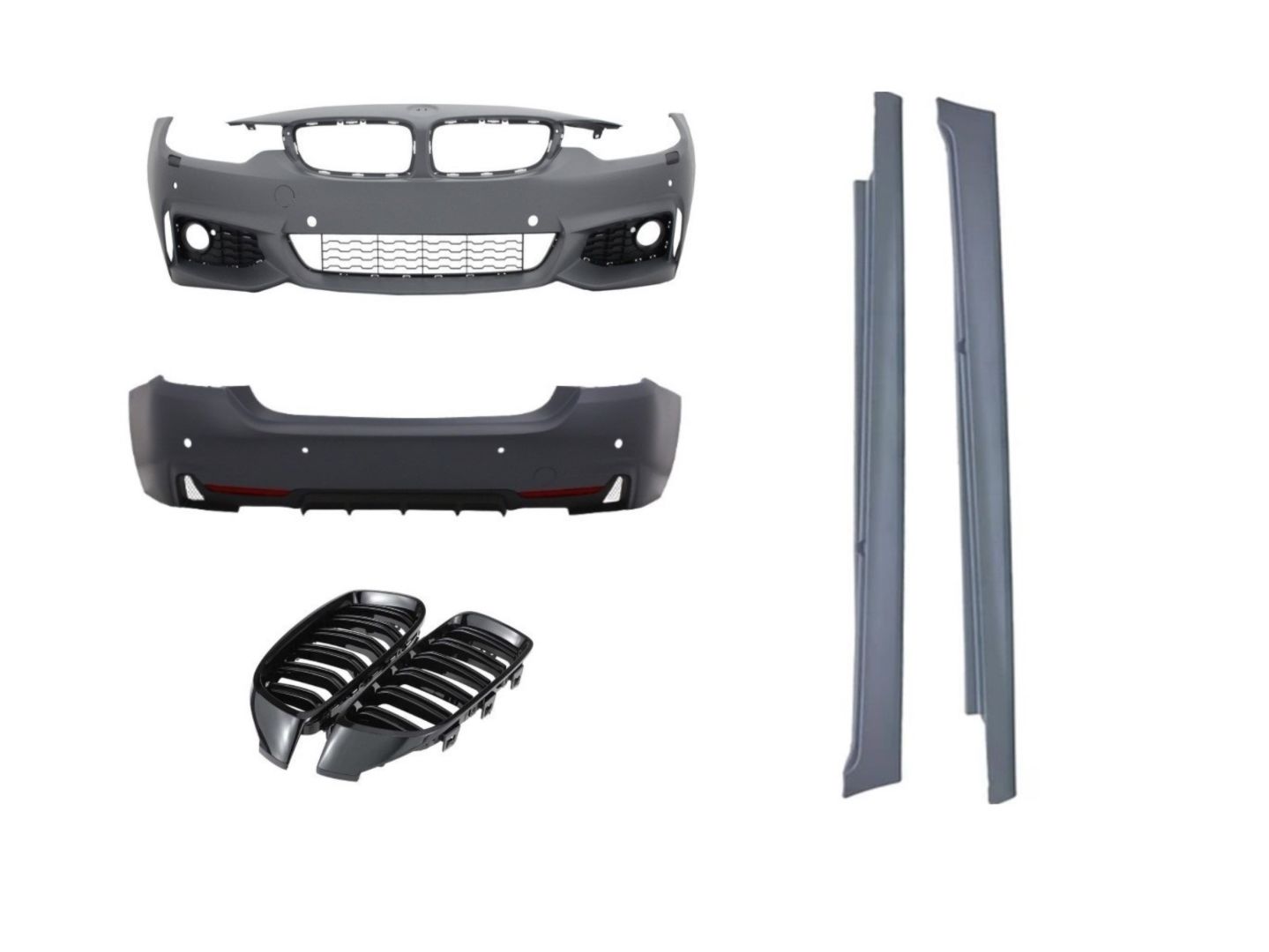 4 SERISI F36 2015-2019 IÇIN UYUMLU MT BODY KIT (Ön -Arka-Yan Ekler -Böbrek)