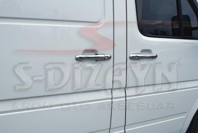 Mercedes Sprinter Uyumlu W901 Krom Kapı Kolu 4 Kapı 2000-2006