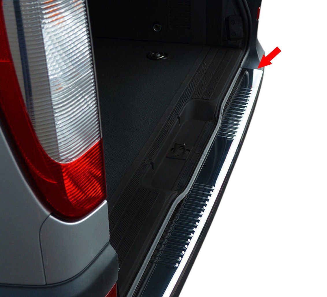 Mercedes Viano Uyumlu W639 Krom Arka Tampon Eşiği 2004-2014