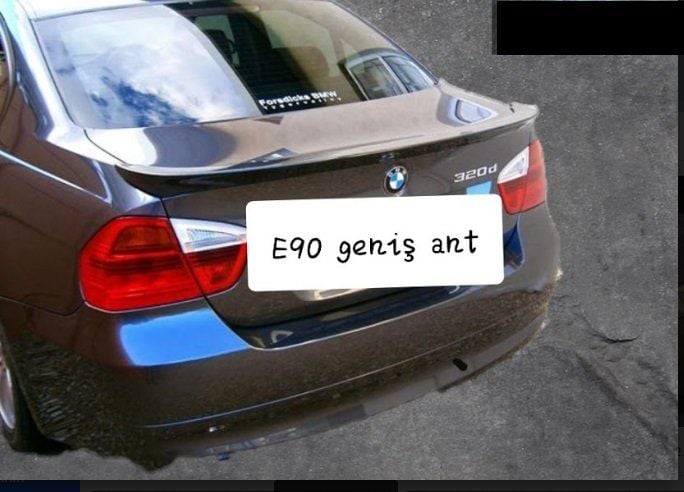 Bmw 320 Uyumlu (E90) Geniş Anatomik Spoiler