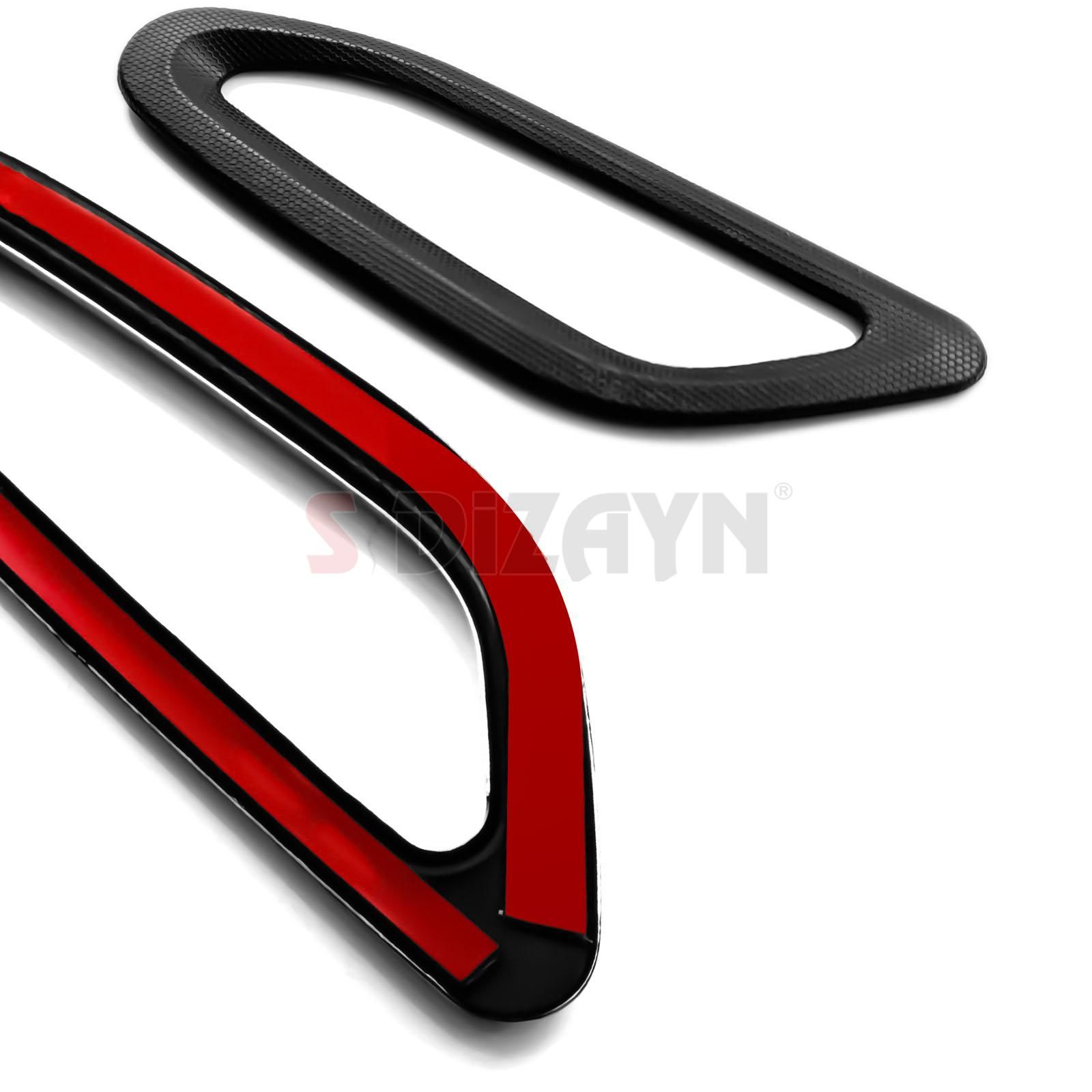 S-Dizayn Fiat Egea Siyah ABS Plastik Sinyal Çerçevesi 2 Prç. ABS Plastik Dolgulu 2015 Üzeri