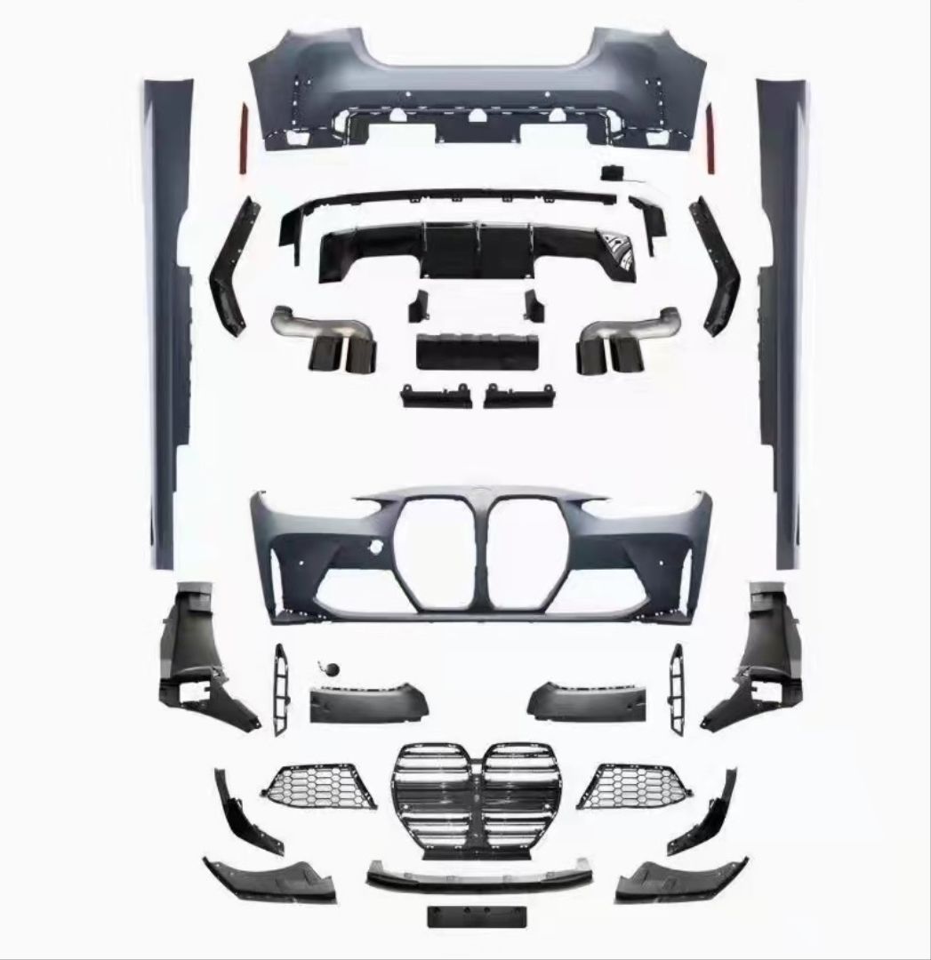 4 Serisi G22 M4 Body Kit (Ön Arka Tampon Marşpiyel Panjur - Egzoz Set 2 Kapı