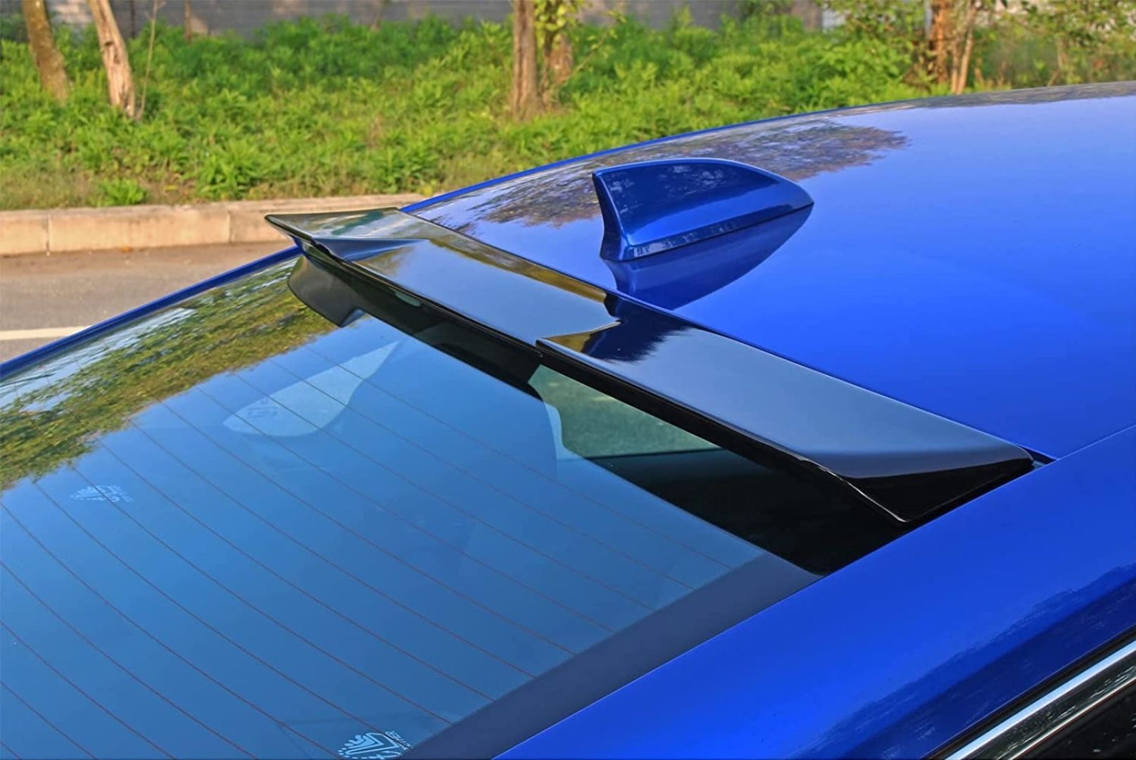 2022 Civic Uyumlu Cam Üstü İçin Rs Spoiler - Piano Black