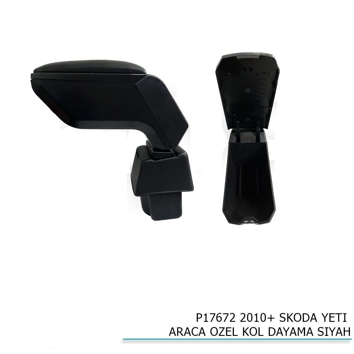 Skoda Yeti Uyumlu Araca Özel Kol Dayama Siyah 2010+ Parça