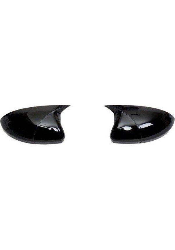 Bmw E60 Uyumlu Batman Yarasa Ayna Kapağı Piano Black / 2003 - 2010