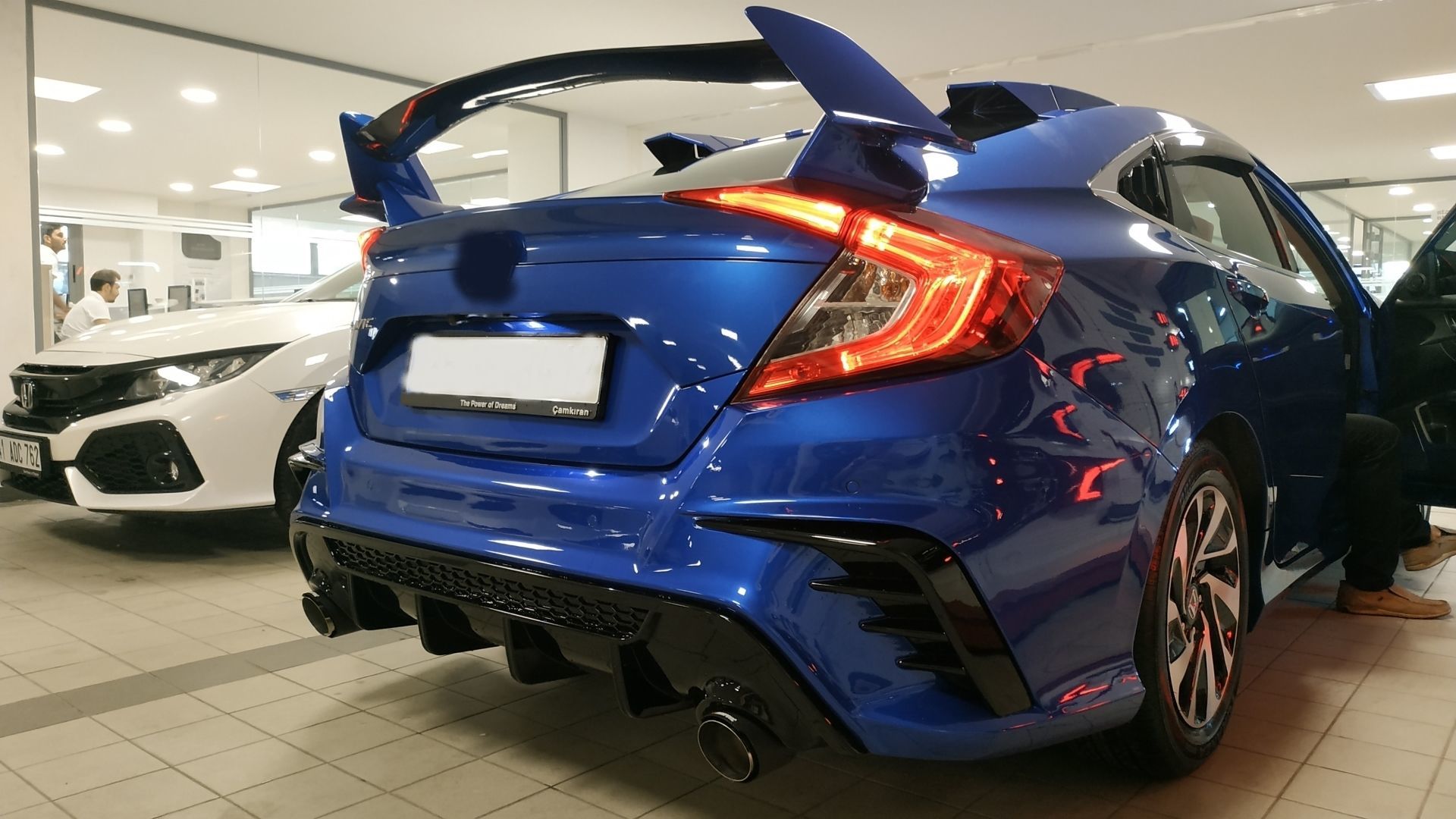Honda Civic Uyumlu Fc5 2016-2020 Arka Tampon Fc-450 Model(Boyasız)