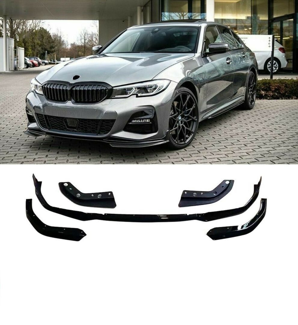 Bmw 3 Uyumlu Serisi G20 2019+ Ön Lıp M Sport Piano Black