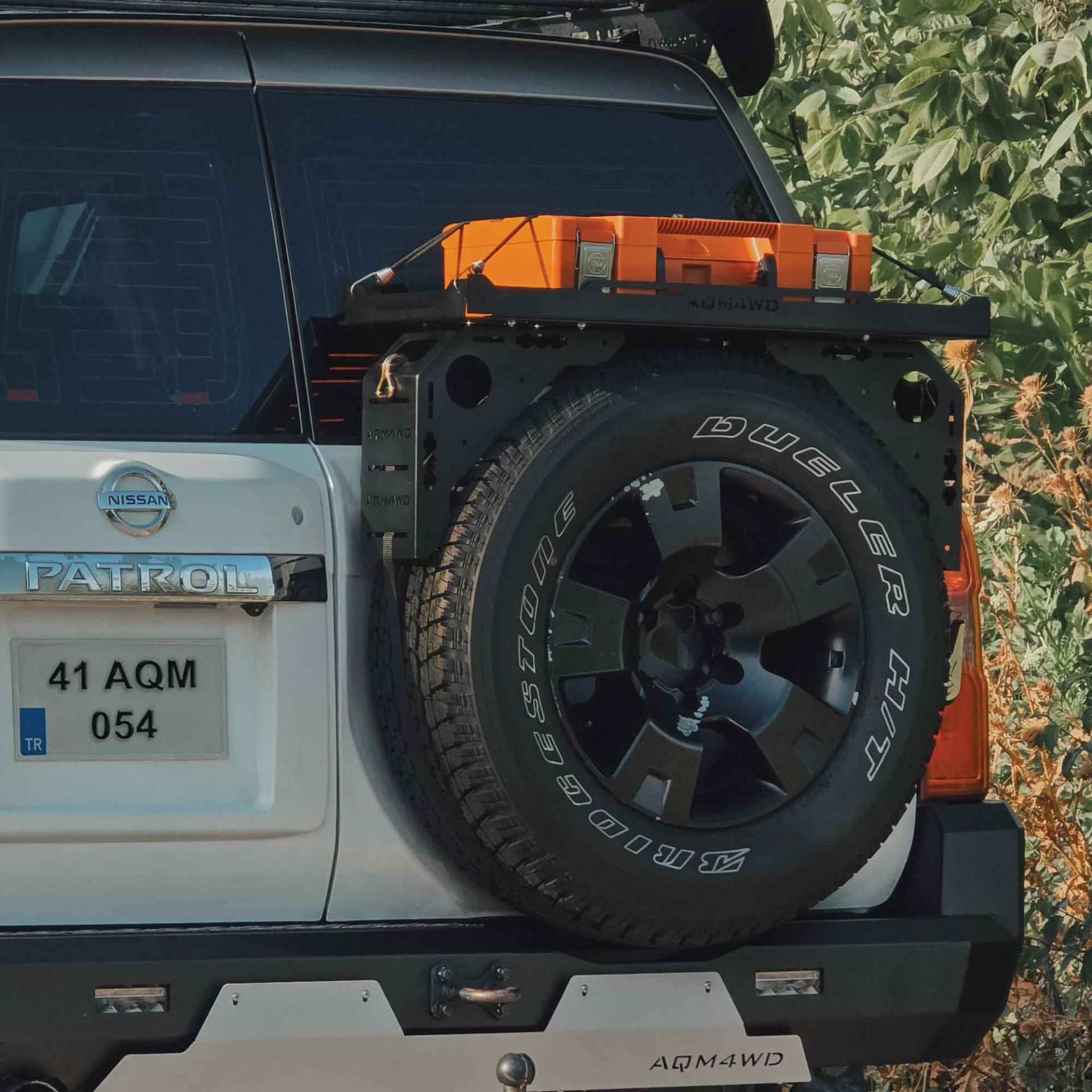 Lastik Sepeti (Spare Tire Utility Basket) L200-Amarok-Navara-D-Max-Ranger-Hilux Uyumlu