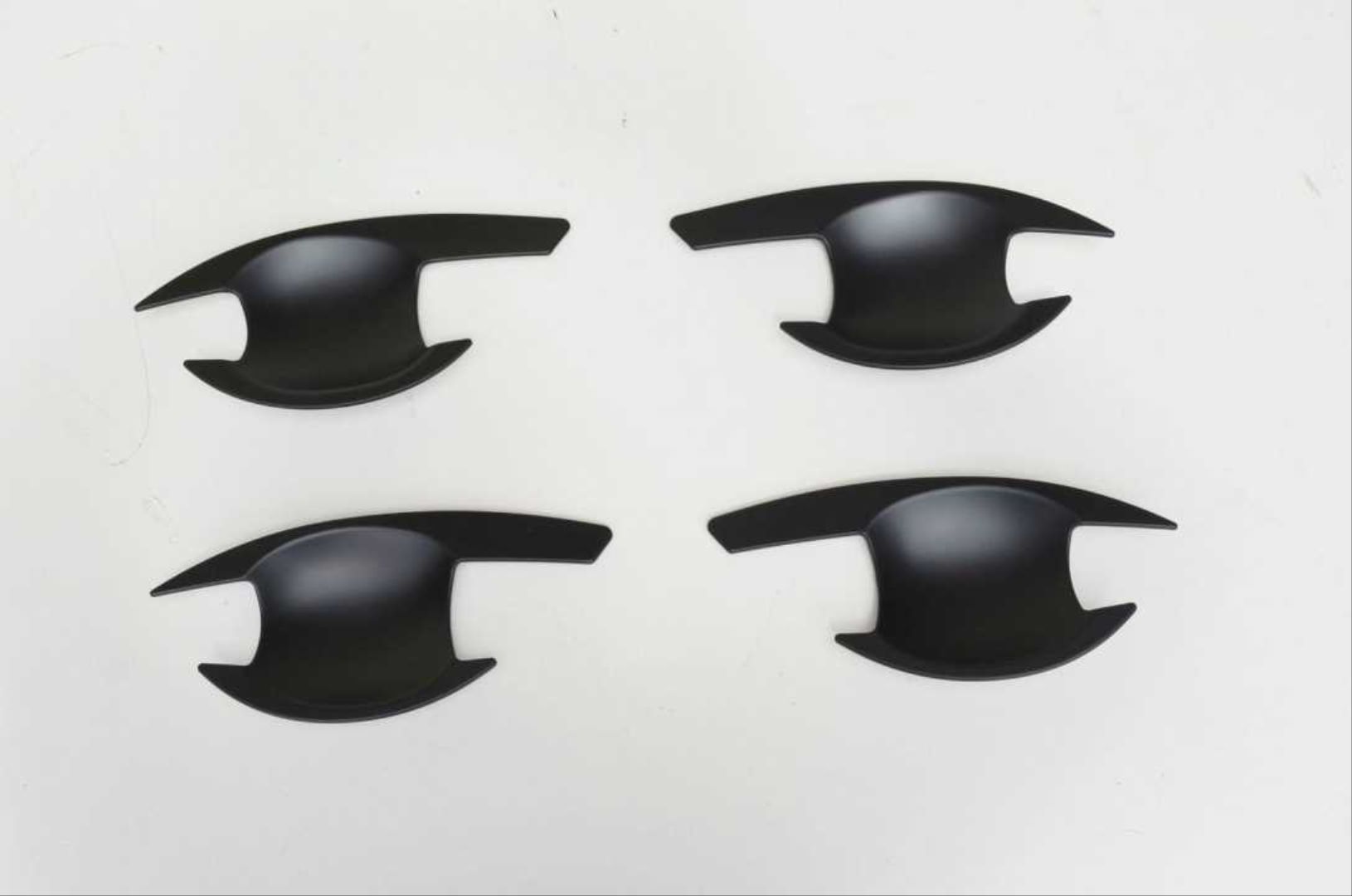 Mitsubishi L200 Uyumlu 2019+ İç Kapı Kolu Kaplama - Siyah