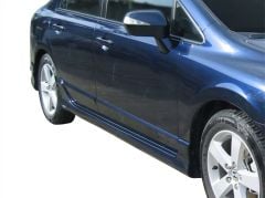 Honda Civic Uyumlu 8 Marşpiyel 2 Parça Fiber 2006-2011