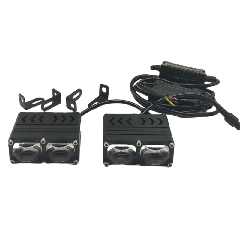 Offroad sis lambası 7.2 x 5.6 x 3cm 2 led beyaz 45w sarı 45w 12-80v / LASS397