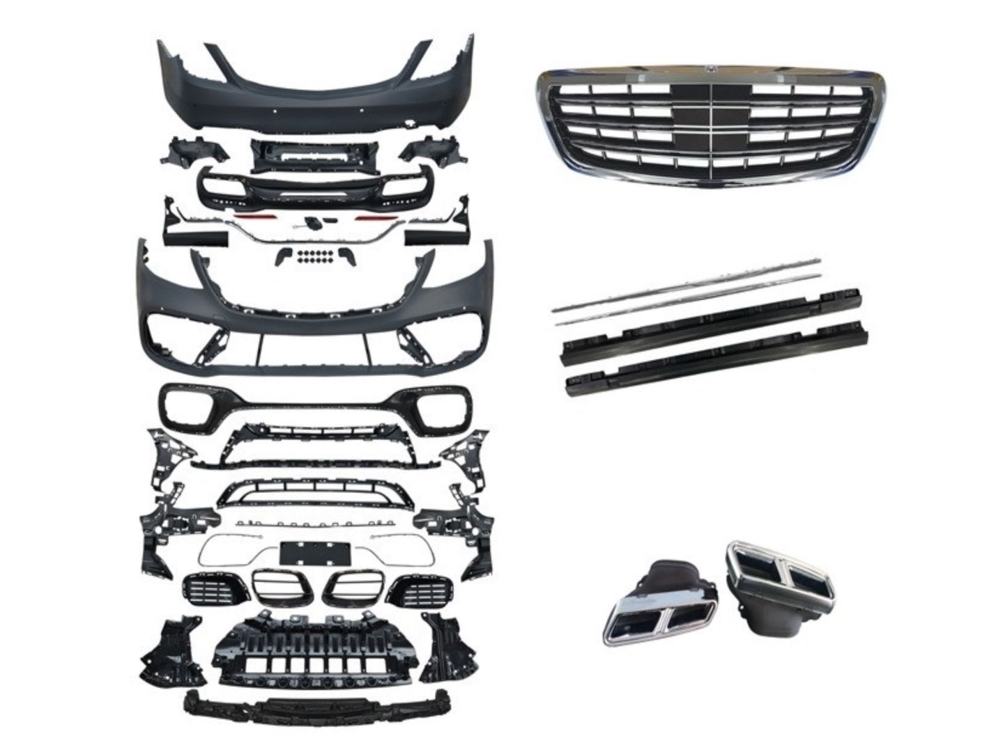 Mercedes W222 Uyumlu 2014-2020 S63 Body Kit