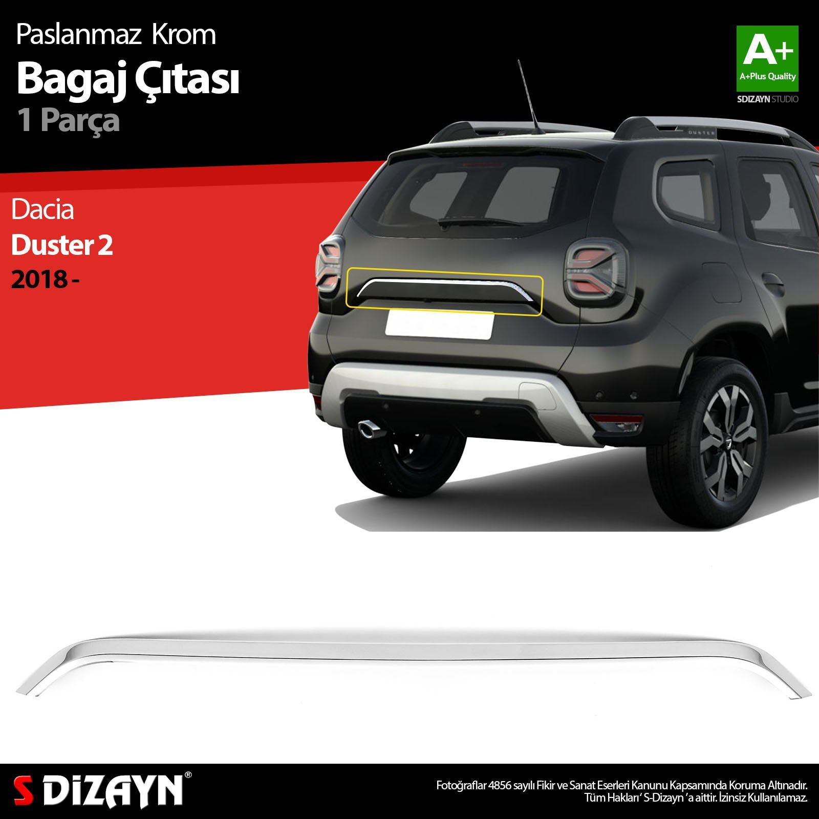 Bagaj Çıtası 2018 Üzeri Parça
