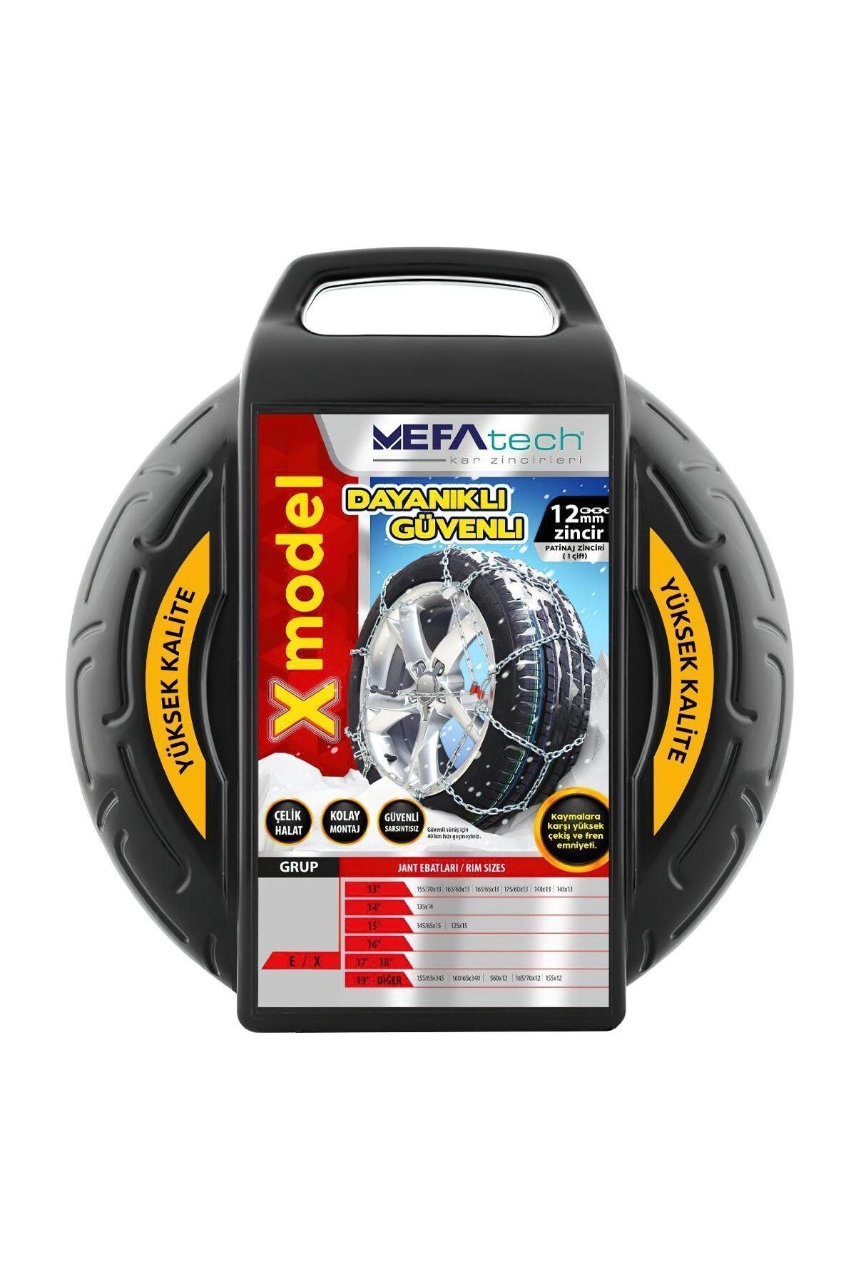 Kar Lastik Zinciri 175/65r14 Binek Suv X Tipi Takmatik Kolay Montaj