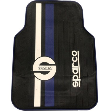 Spor Paspas Seti 5'Li Siyah-Mavi-Beyaz Sparco / Tepa186
