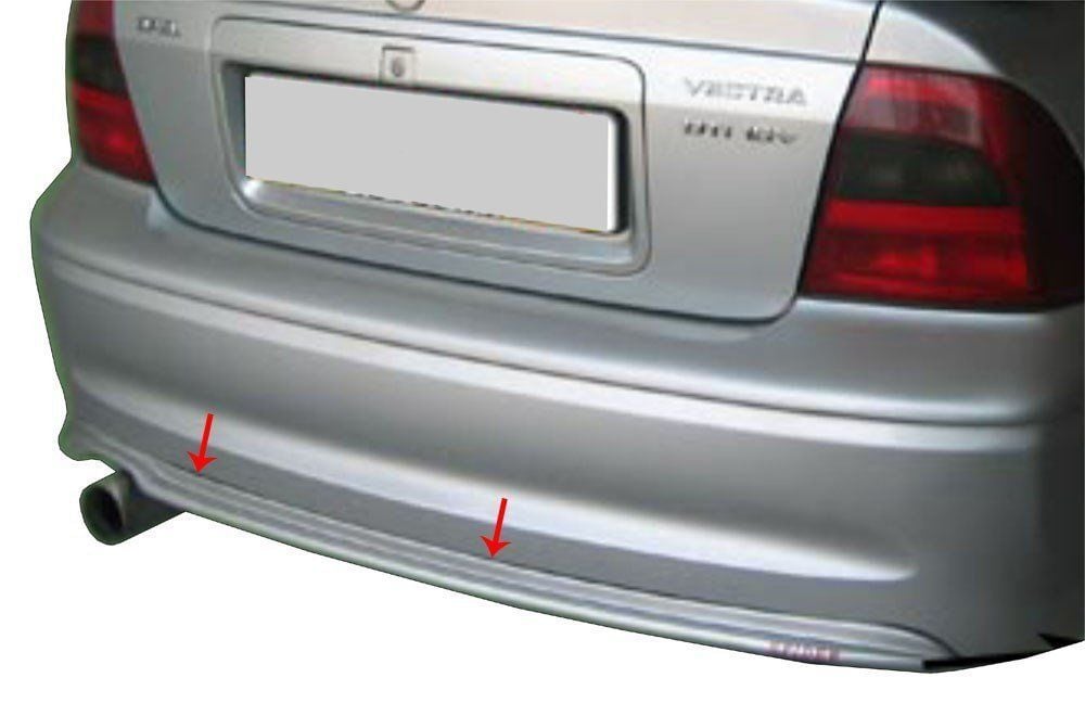Opel Vectra Uyumlu B Arka Orta Tampon (Difüzör) Fiber 2001-2002