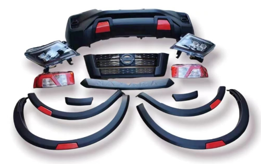 Navara 2015+ Uyumlu Np300 İçin Uyumlu 2022 Facelift Body Kit (Halojen Farlı Model İçin) Parça