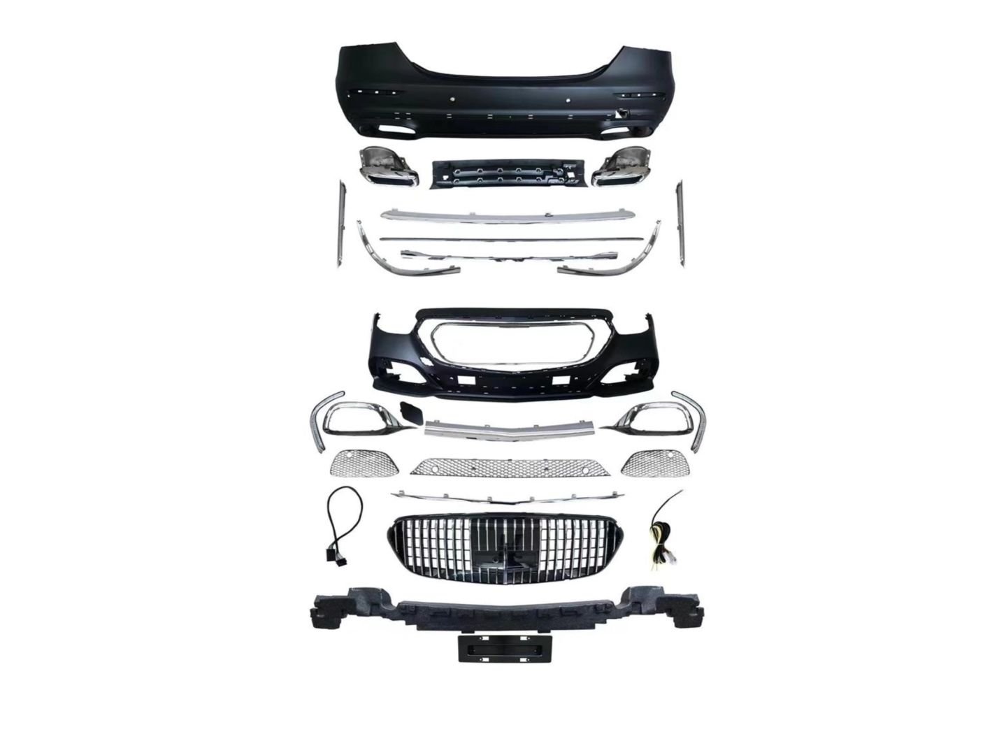W213 2020+ Uyumlu Maybach Body Kit (W213) (Krom Sis Kapaklı)
