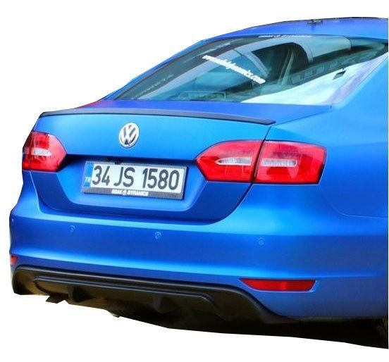 Volkswagen Jetta Uyumlu (2010-2014) R Model Arka Tampon Eki - Difüzör (Plastik)