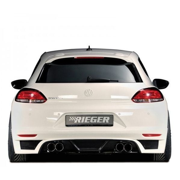Volkswagen Scirocco Uyumlu (2009-2014) Arka Tampon Eki - Difüzör (Plastik)