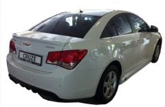 Chevrolet Cruze Uyumlu Sedan (2009 - 2013) Arka Tampon Eki - Difüzör (Plastik)