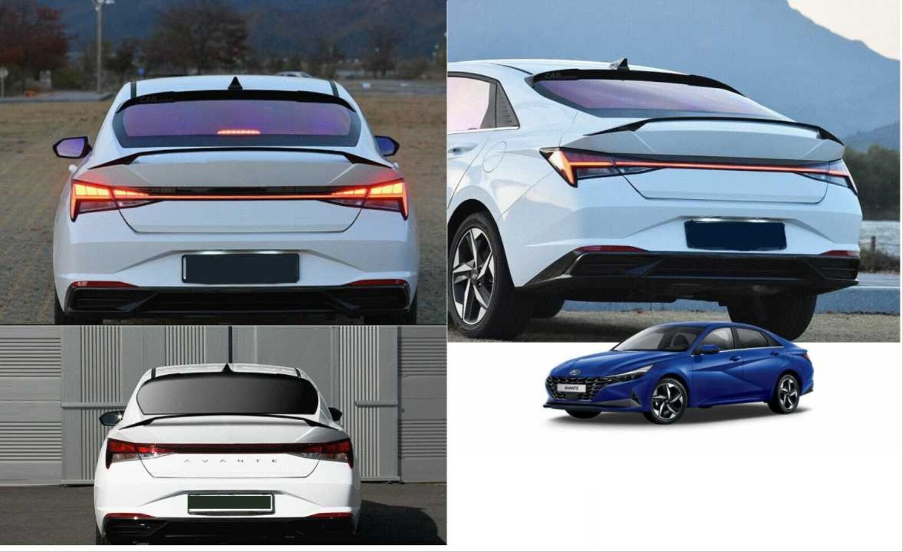 Hyundai Elantra Uyumlu 2021+ Yüksek Spoiler - Piano Black (Parlak Siyah)