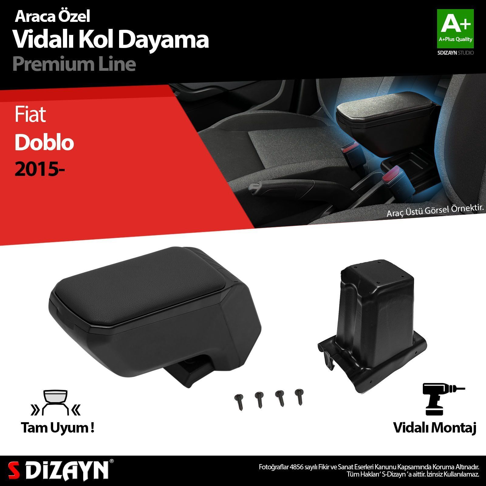 ABS Vidalı Siyah 2015 Üzeri A+Kalite Parça