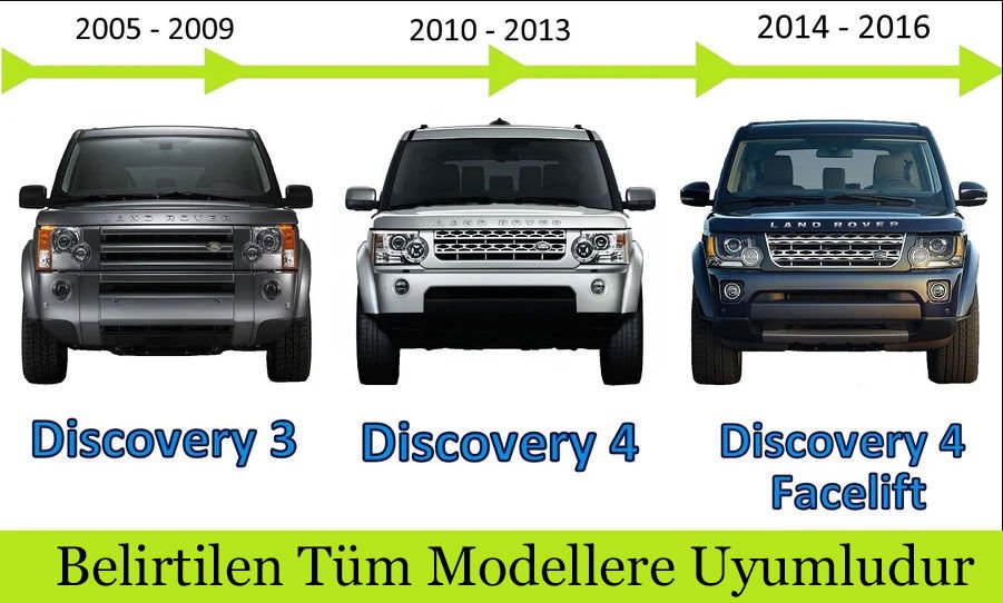 Discovery 3 - 4 - 4FL uyumlu Tavan Çıtası OEM Black Edition