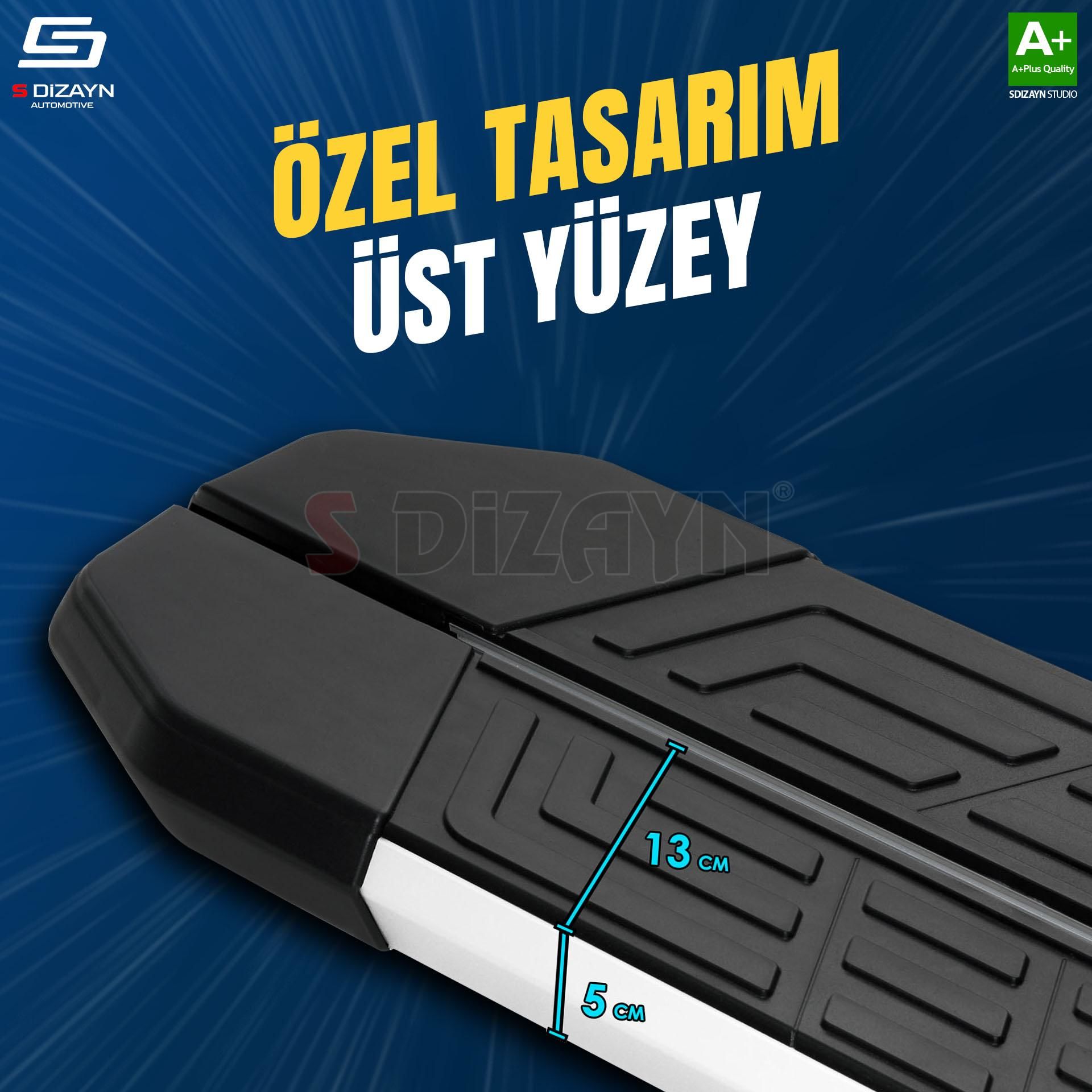 S-Dizayn VW Tiguan 3 NewLine Aluminyum Yan Basamak 183 Cm 2024 Üzeri