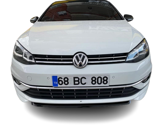 Volkswagen Golf Uyumlu 45419 (2017-2019) Abt Ön Tampon Ek (Plastik)