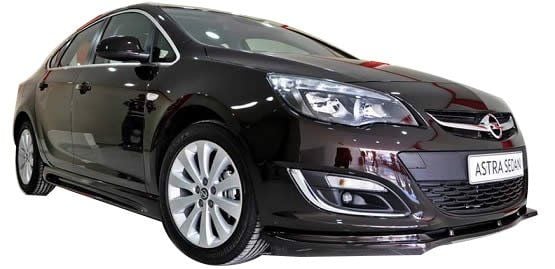 Opel Astra Uyumlu J Sedan 2013 Sonrası Yan Marşpiyel Seti (Plastik)