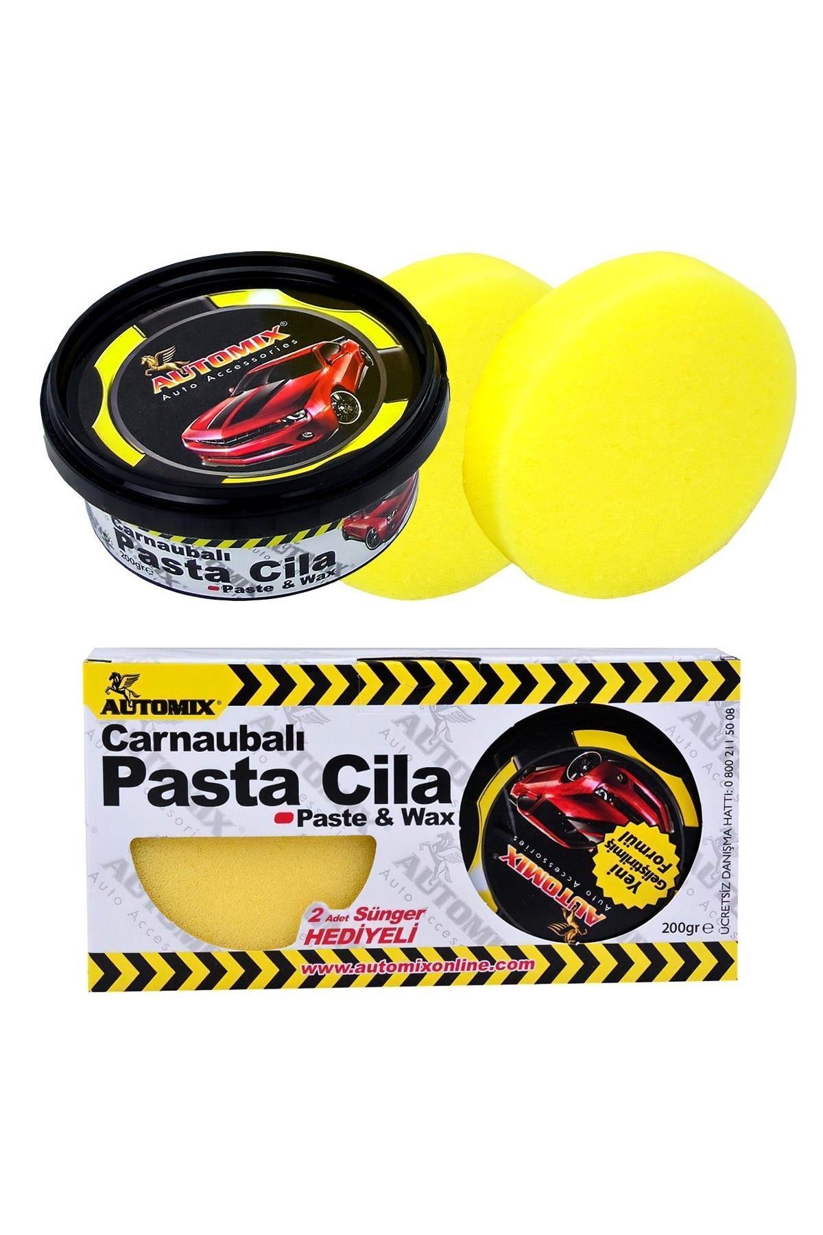 Oto Pasta Cila Carnubalı 200 Gr Sünger Hediyeli