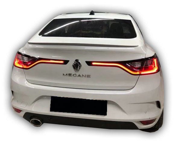 Renault Megane Uyumlu 4 (2017 Ve Sonrası) Spoiler (Plastik)