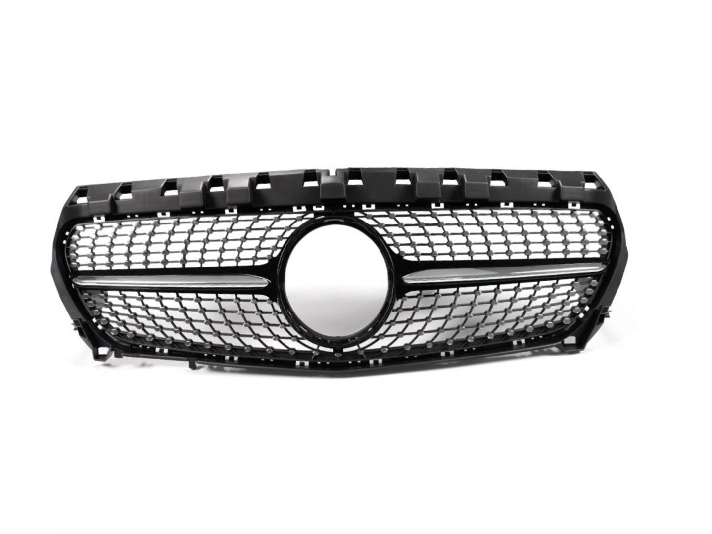 Mercedes W117 Uyumlu 2013-2015 Cla Diamond Panjur - Gri