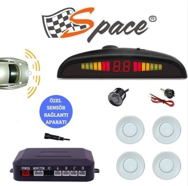 Park Sensörü Türkçe Sesli 22Mm Beyaz / Gupr19-B