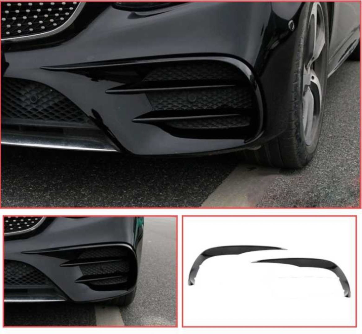 Mercedes W213 Uyumlu 2016-2019 E & C238 Coupe E63 Ön Tampon Bıçakları
