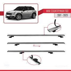 Mini Countryman (F60) 2017-2023 Arası ile uyumlu Basic Model Ara Atkı Tavan Barı GRİ 3 ADET