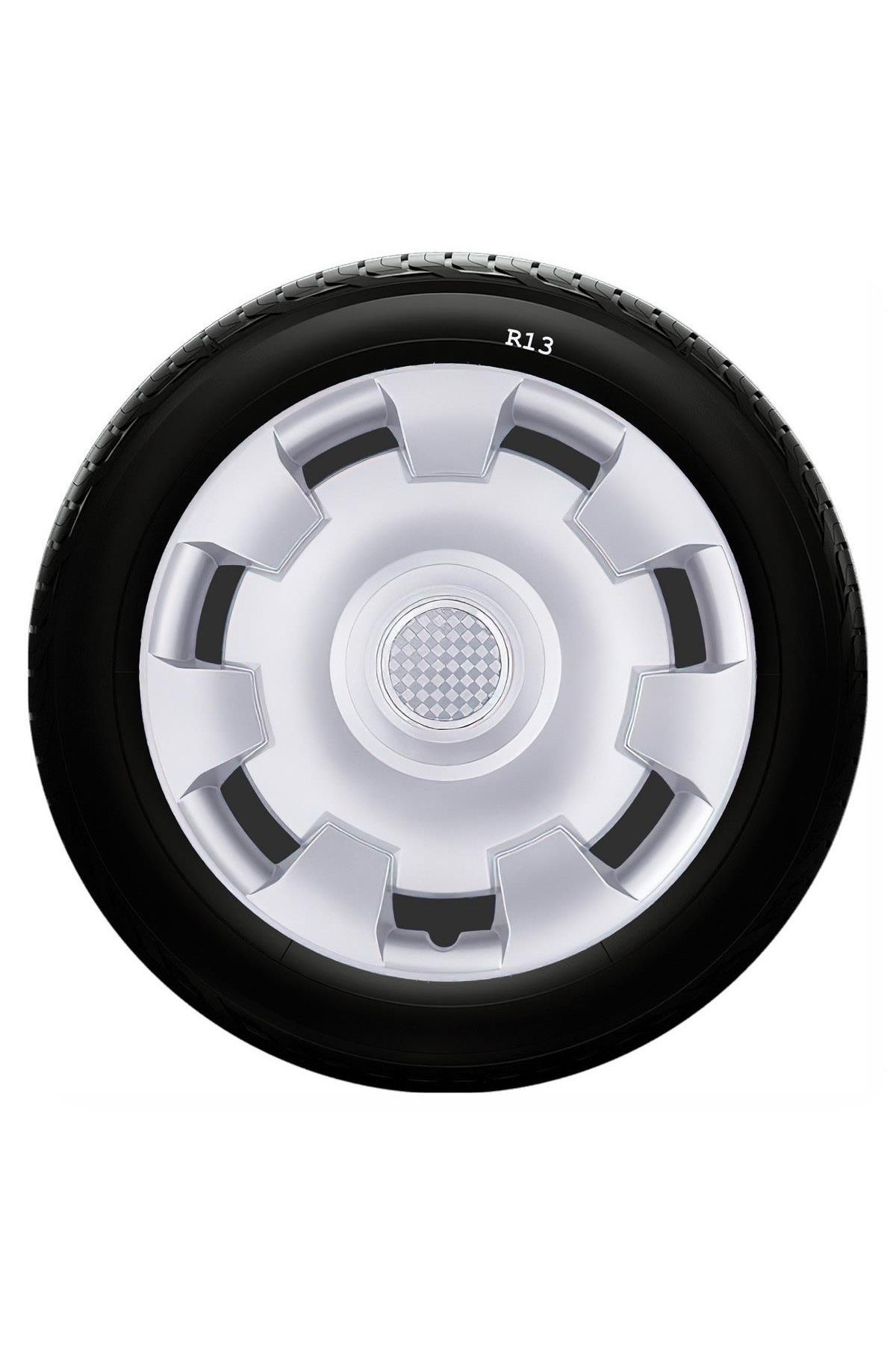 Skoda Uyumlu 13 Inc Kırılmaz SKS Jant Kapağı 1 Takım 4 Adet No:111