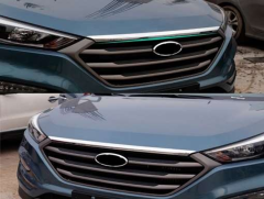 Hyundai Tucson Uyumlu 2015 2020 Ön Kaput Koruma Krom Parça