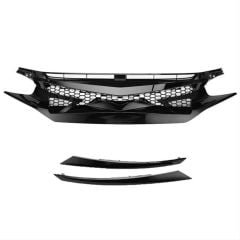 Honda Civic Uyumlu Fc5 2016-2020 Ön Panjur Jdm Stil