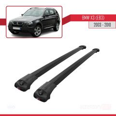 BMW X3 E83 2003-2010 Arası ile uyumlu ACE-1 Ara Atkı Tavan Barı SİYAH