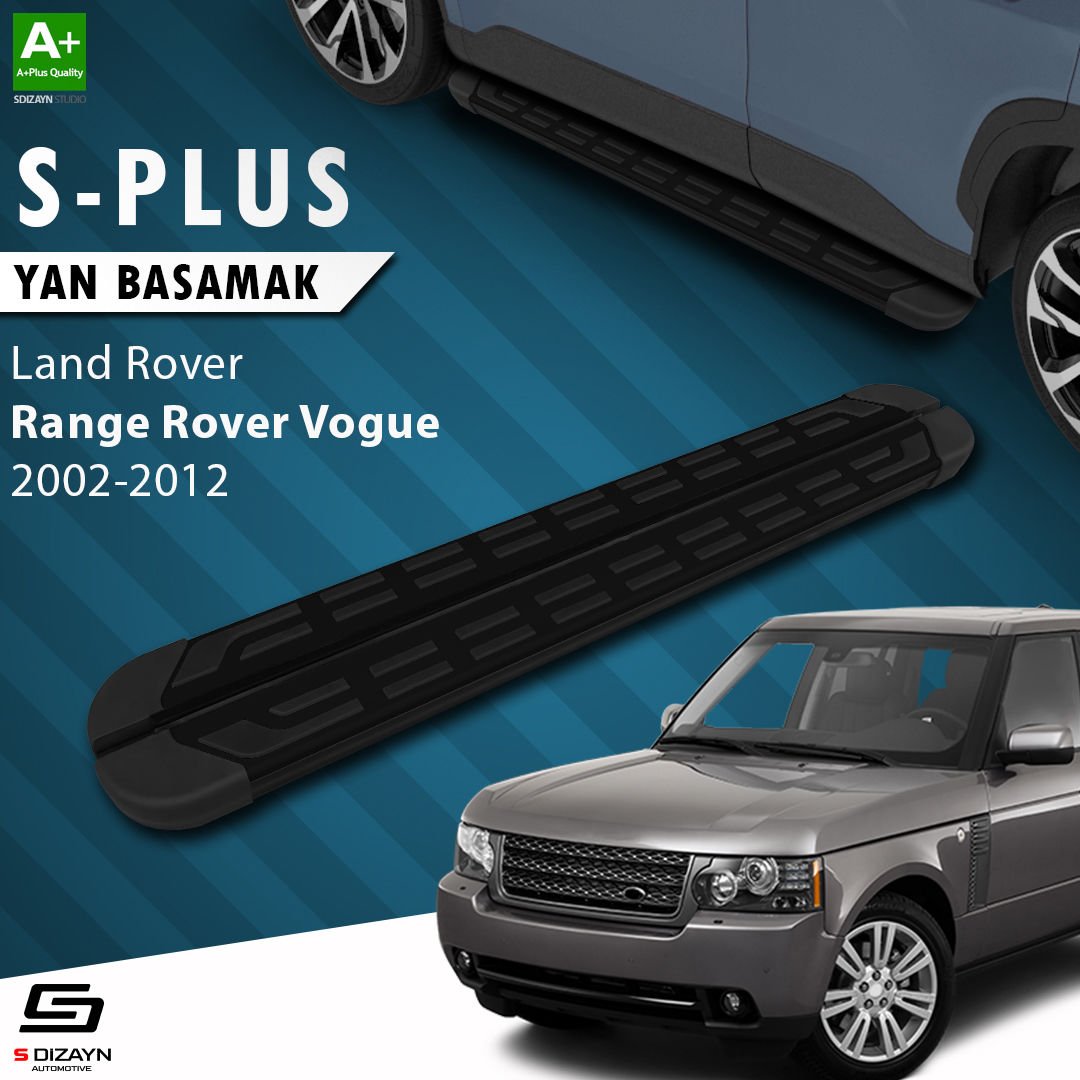 S-Dizayn Land Rover Range Rover Vogue 2 S-Plus Siyah Yan Basamak 183 Cm 2002-2012