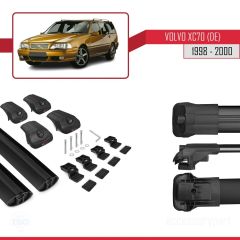 Volvo XC70 (DE) 1998-2000 Arası ile uyumlu ACE-1 Ara Atkı Tavan Barı SİYAH