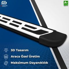 S-Dizayn Mazda CX-5 S-Plus Gri Yan Basamak 183 Cm 2012-2016